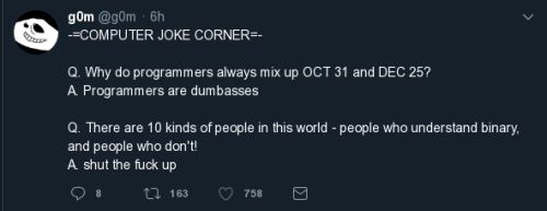 programmerhumour - Computer joke corner