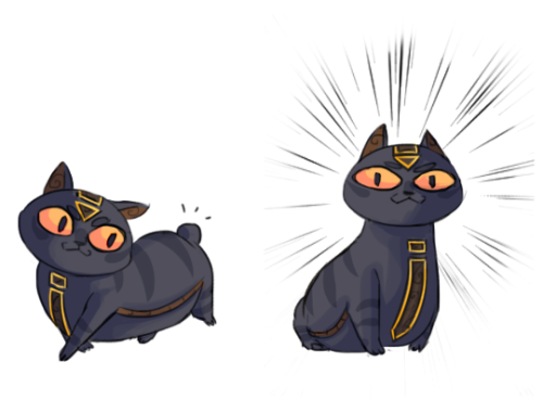 pocketss - Locke’s familiar is this dumb cat. His name is King...