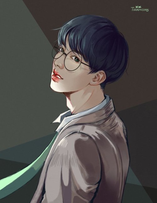 twinnoms - my collection of jin in spectacles - D