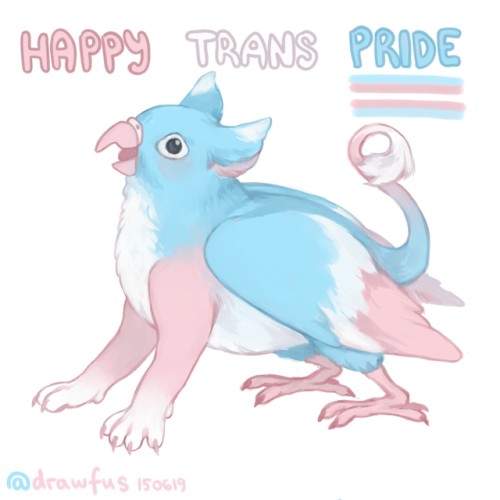 drawfus - Happy pride month, trans folks! Whether you are binary...