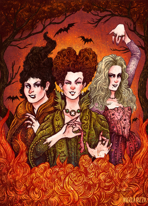 monthoffearart - Angela Rizza“Hocus Pocus”Ink, DigitalFor the...