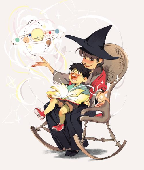 unicornempire - pixiescout - A witch mom adopts a human boy who’s...