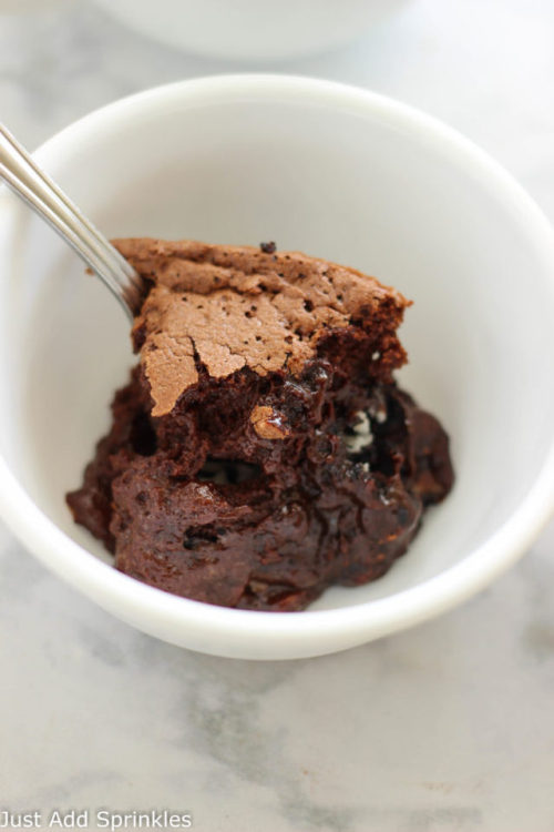 hoardingrecipes - Baked Oreo Brownie Batter Pudding