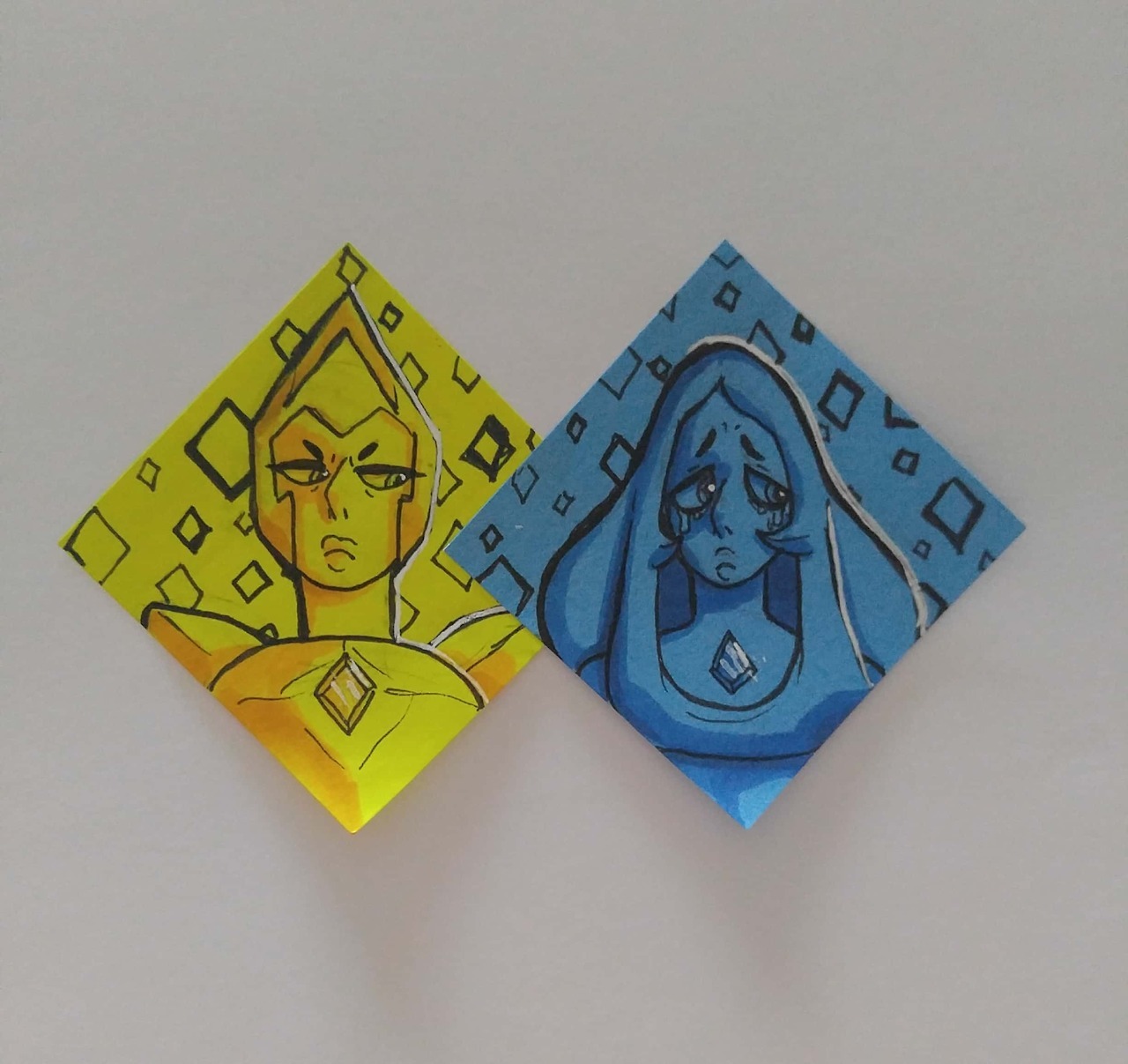 Yellow and Blue Diamond! I’ve had this for a while but forgot to post it…