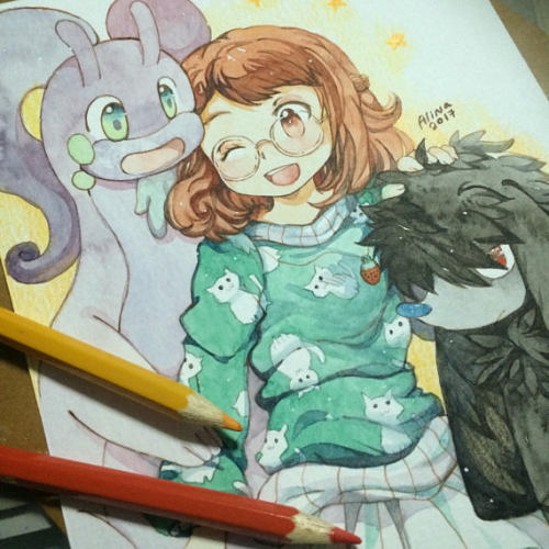retrogamingblog:Pokemon Watercolor Commisions made by Alina...