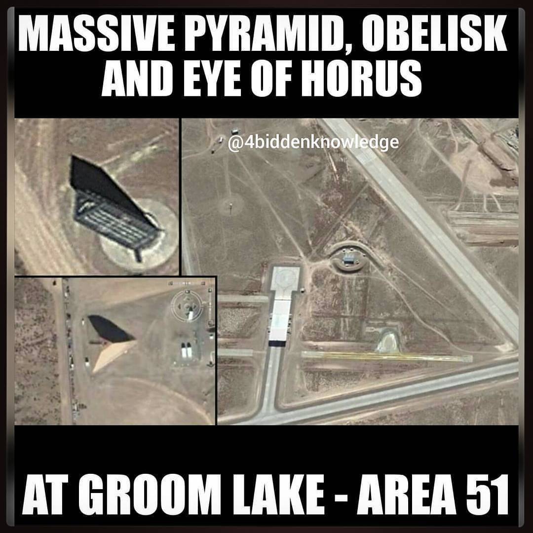 4biddnknowledge - Massive #Pyramid, #Obelisk, and #EyeOfHorus at...
