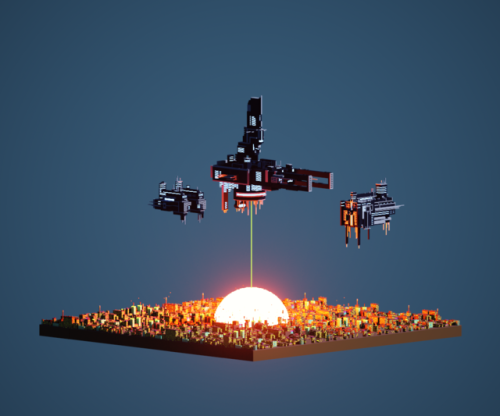 it8bit:The End of All Things Voxel Art by Rgznsk || FB