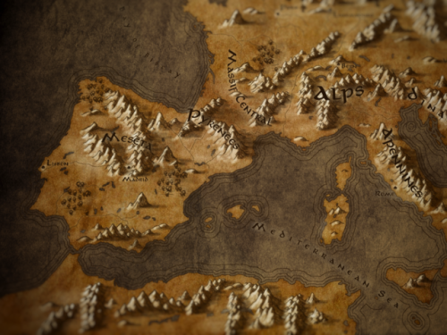 callumogden - Map of Europe in a Fantasy Tolkien StyleI’ve been...