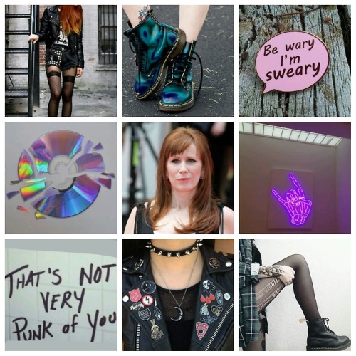 drwhoboards - Doctor Who moodboard - Donna Noble + punk...