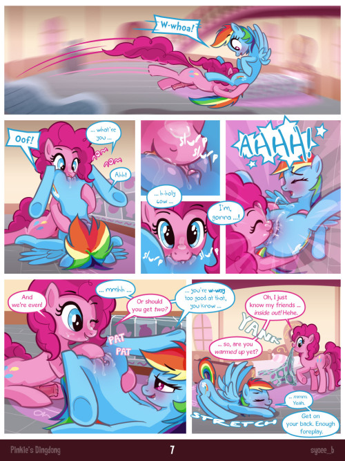 syoeeb - “Pinkie’s Dingdong” (all pages)here’s all the pages in...