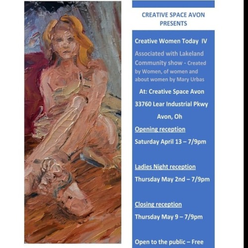 See one of my new works at #CreativeSpaceAvon! At #CreativeWomen...