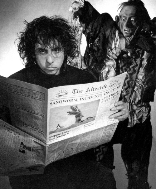 frankensteinsbrides:Tim Burton, behind the scenes on...