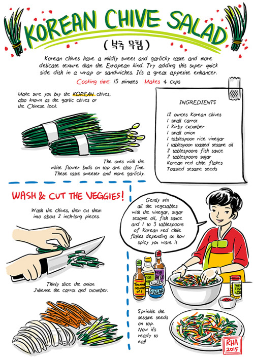 banchancomic - Korean chives or ‘buchu’ in Korean are one of my...