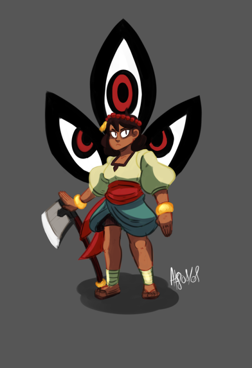 comicgoblin:#Indivisible painting warm up!
