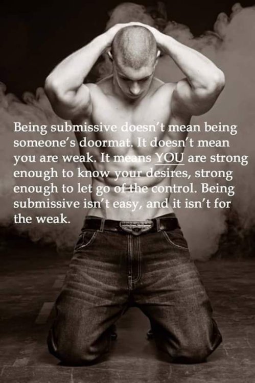 neswpnw - Being submissive doesn’t mean being someone’s doormat....