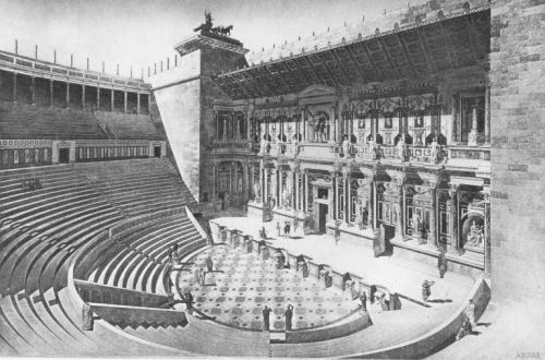 classicalmonuments - Theater of AgrippaOstia Antica, Italy1st...