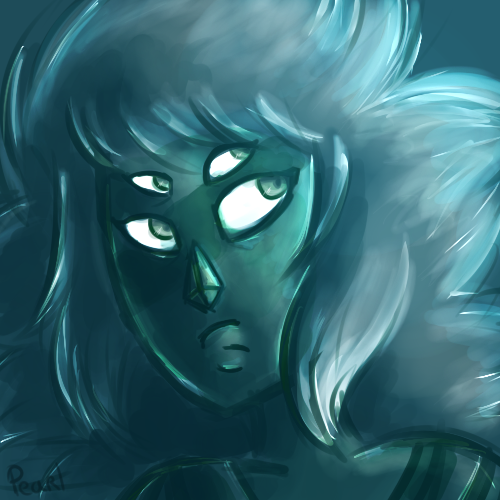 Just a sketch because i love Malachite so much