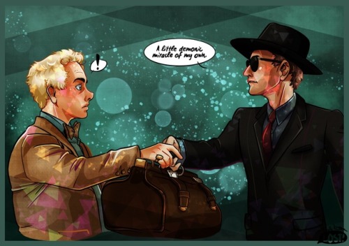 thelostswede - Crowley saves Aziraphale’s precious books~
