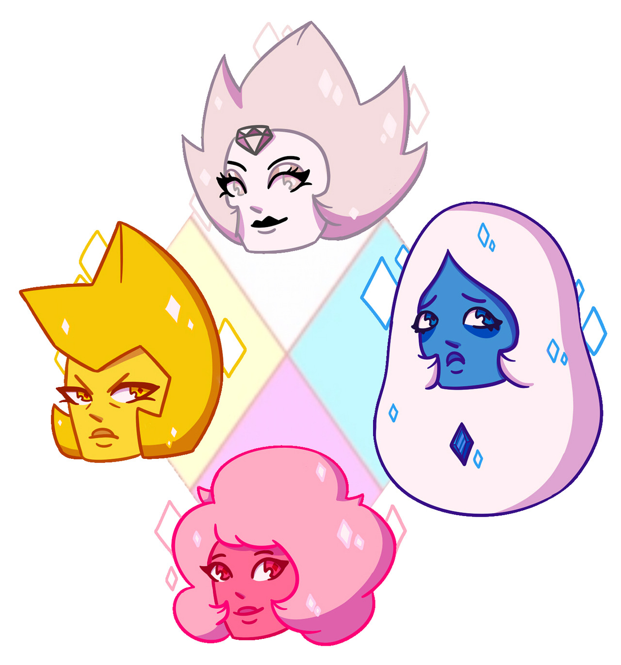 The Great Diamond Authority, stickers available on my redbubble!