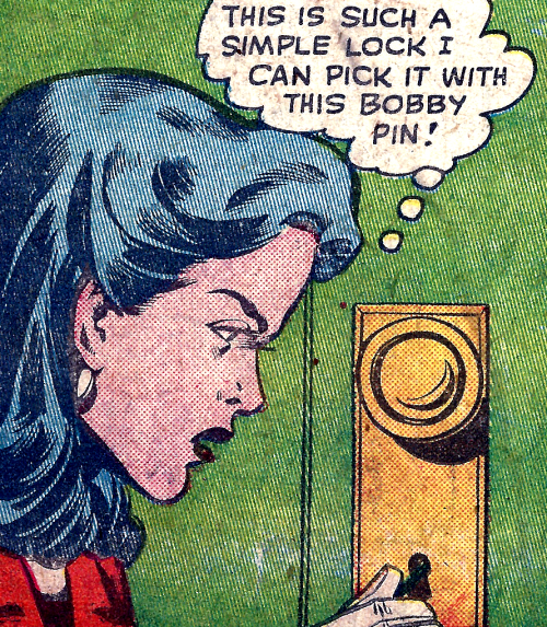 superdames - —Betty Bates in Hit Comics #56 (1949)