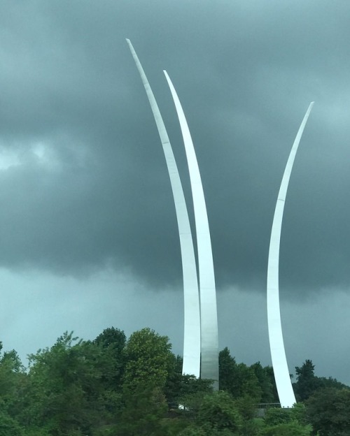 #airforce #memorial #stormclouds #sculpture #dc #military (at...