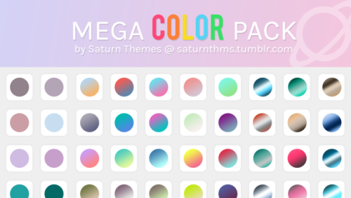 saturnthms - Mega Color Pack by Saturn Themes  - more goodies...