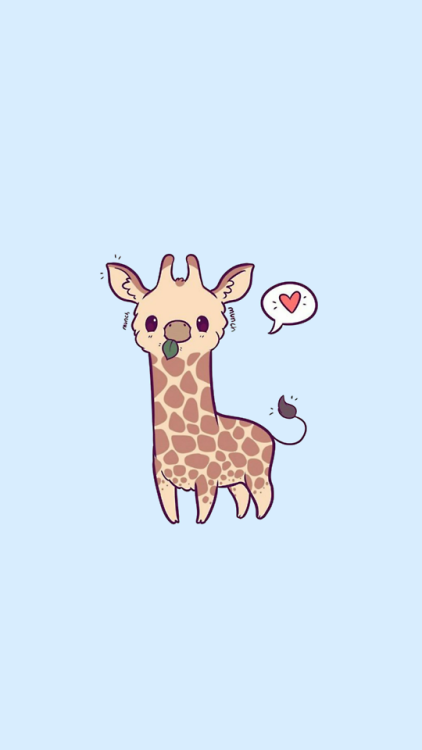 princessbabygirlxxoo - Giraffe lockscreens requested by anon...