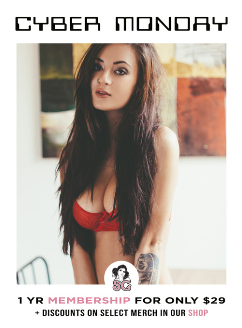 Happy Cyber Monday! LAST DAY to join SuicideGirls for ONLY $29...
