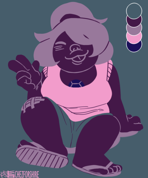 lilyretaliation said: If you need for the pallet thing? Bruised with amethyst from Steven universe? Answer: look at this cutie thank you for sending in a prompt!!!