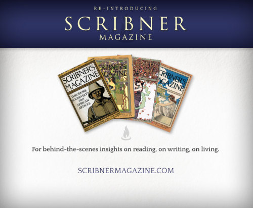 Excited to announce Scribner Magazine! We’ve revived our...
