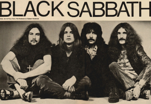 rockandrollpicsandthings - Black Sabbath excerpt from a dutch...