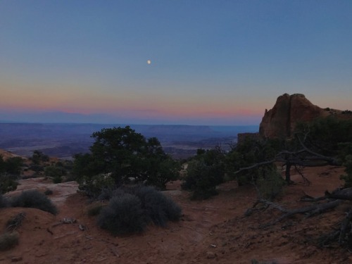 highways-are-liminal-spaces - sunset over canyonlands national...