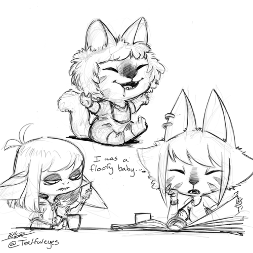 tealfuleyes - Daily Imps 53 - Was having a conversation with a...