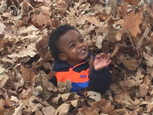 tumbladiah - half-moonbae - Baby boy loves fall 