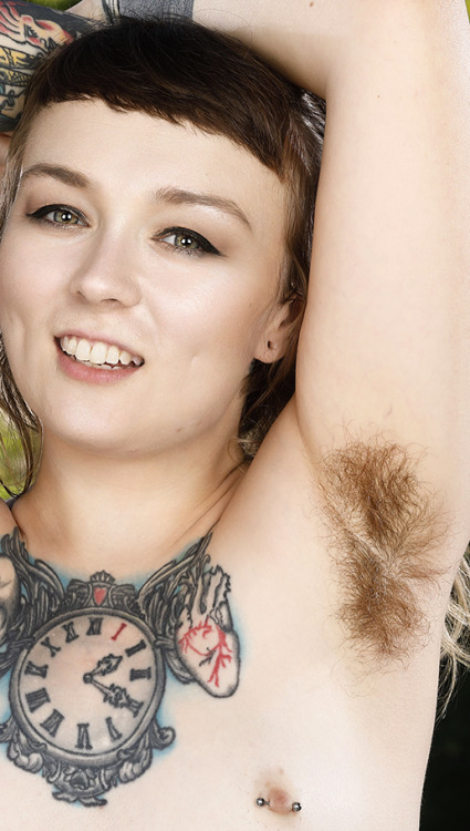 lovemywomenhairy - Another tatted beauty with just awesome pits...