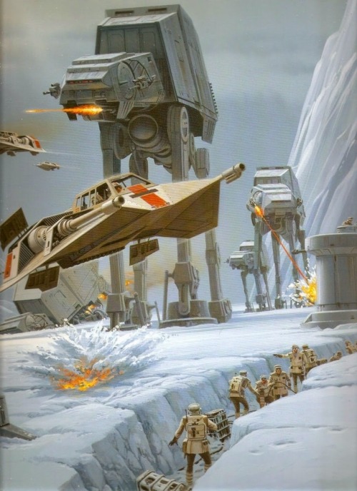 talesfromweirdland - Colorful Ralph McQuarrie art for Star Wars...