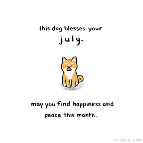 chibird:A small shiba inu is here to give you a blessing for...