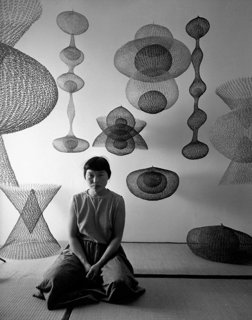 youmightfindyourself - Ruth Asawa had started exploring wire as...