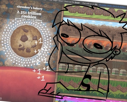 cookie clicker on Tumblr