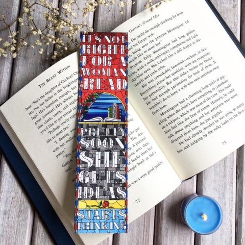 ifreakinlovebooks - Awesome Beauty and the Beast bookmark from...