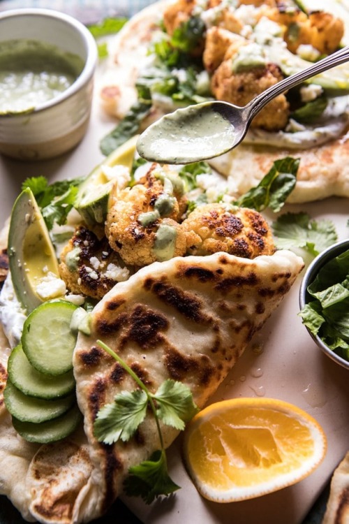guardians-of-the-food - Cauliflower Shawarma Wraps with Green...