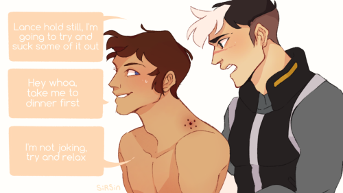 sir-scandalous - Space cupid flowers, don’t mess with them Shiro