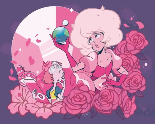chouriosdraws - A Rose and a Pearl