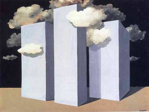 surrealism-love - A storm, 1932, Rene MagritteSize - 56.1x40.6...