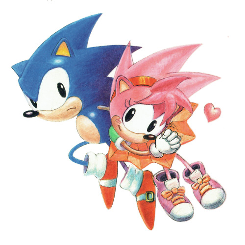 thevideogameartarchive - Concept artwork for Amy Rose for ‘Sonic...