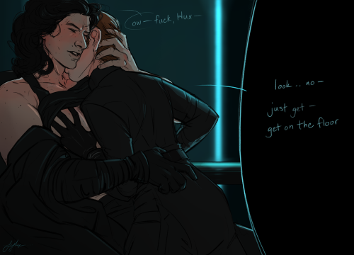suzannartafterdark - uh so Hux is lowkey obsessed with Kylo’s...
