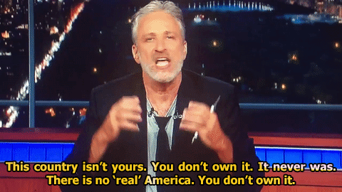 thingstolovefor - Jon Stewart had a few words for the people...