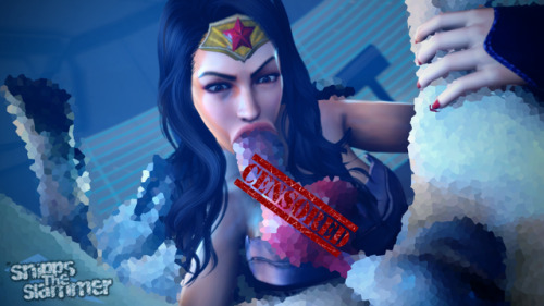 Wonder Woman Sucks Off Krypto (Poster-Image)(Artist’s...