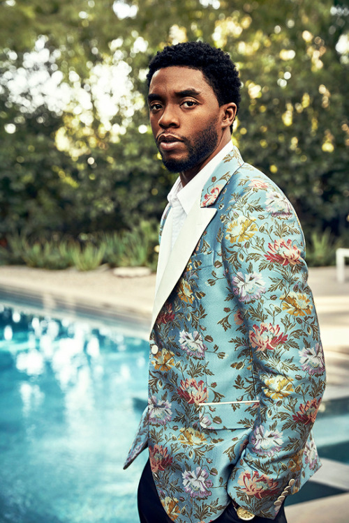 theavengers:Chadwick Boseman photographed by Art Streiber for...