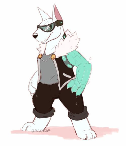 Gave Fenfen an alt clothing! The outfit was inspired by Greed...
